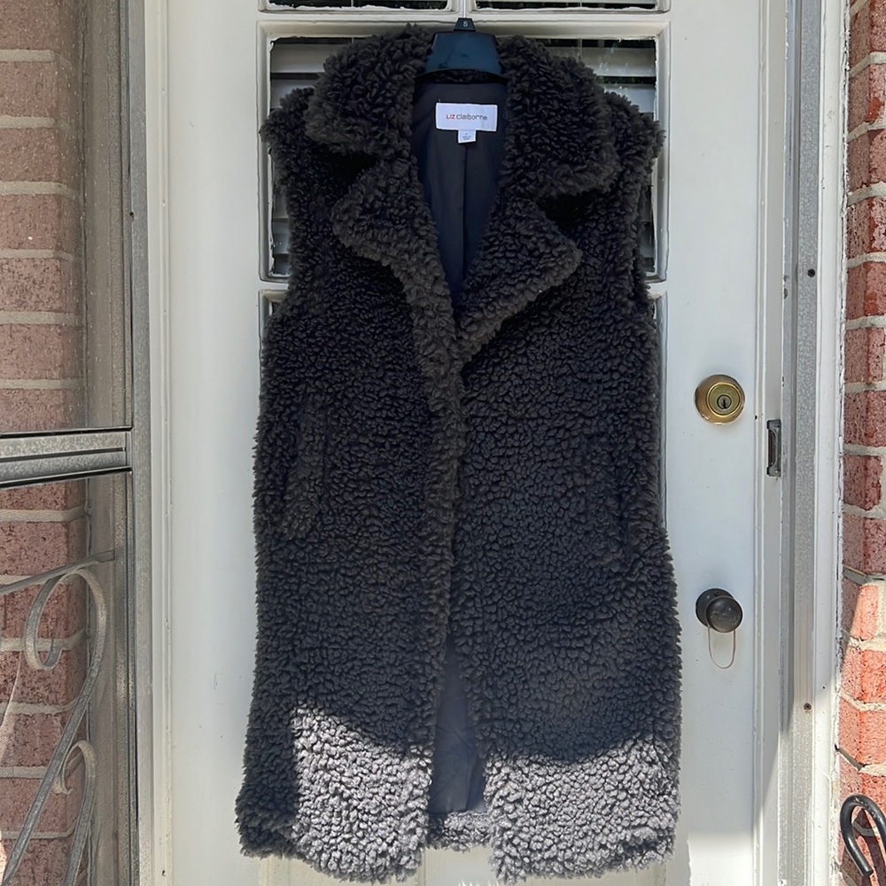MaxMara style Teddy Sherpa long vest
